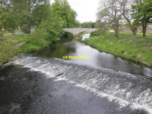 Photo 6"x4" Weir on River Lossie Elgin c2015