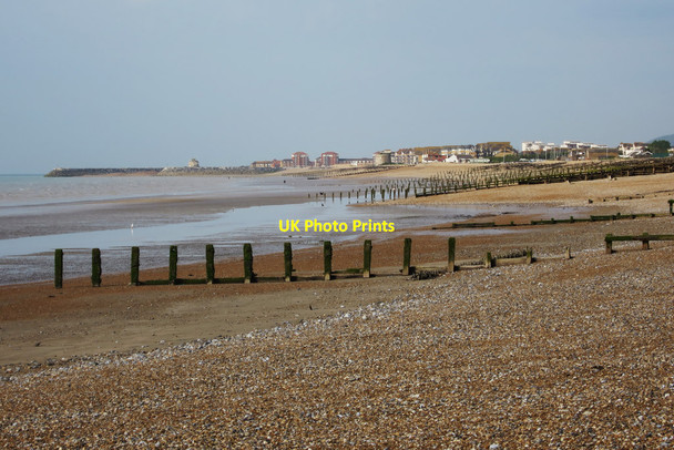 Photo 6"x4" Beach at Pevensey Bay Pevensey Bay\/TQ6504 c2015