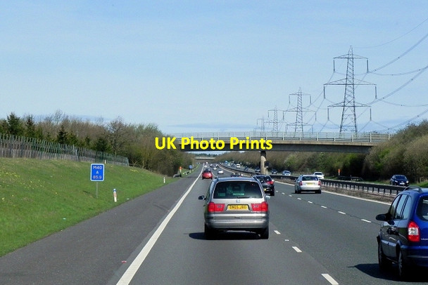 Photo 6"x4" Access Bridge over M40 near Oakley Oakley\/SP6312 c2015