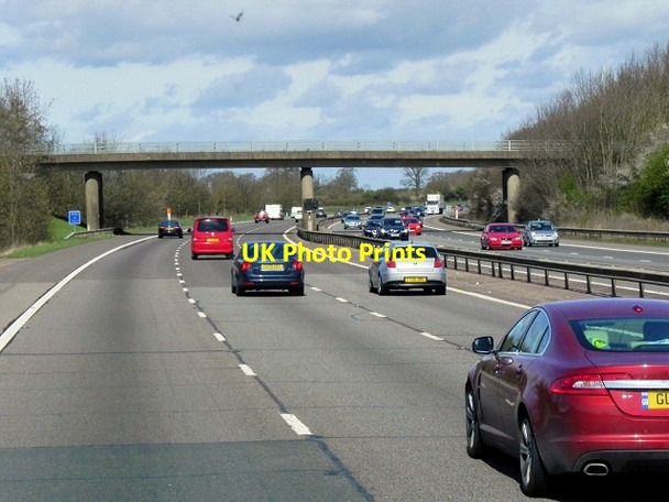 Photo 6"x4" Bridge over the M40 near Avon Dassett Arlescote c2015