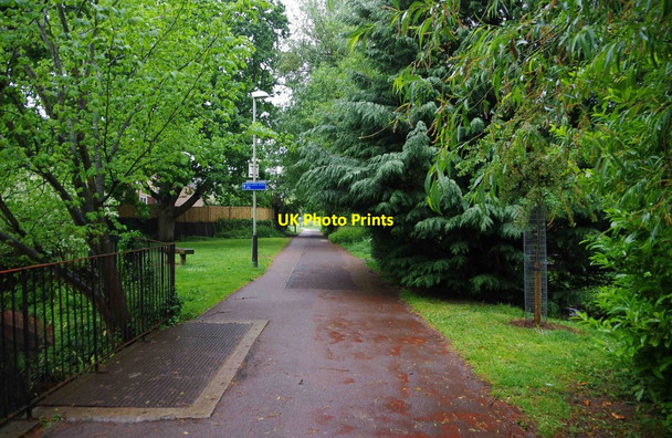 Photo 6"x4" Footpath & cycleway from Cox's Meadow to Charlton Kings, Cheltenham, Glos Cheltenham c2015