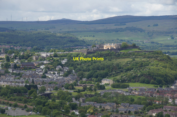 Photo 6"x4" Stirling Castle from the Wallace Monument Stirling\/NS7993 c2015