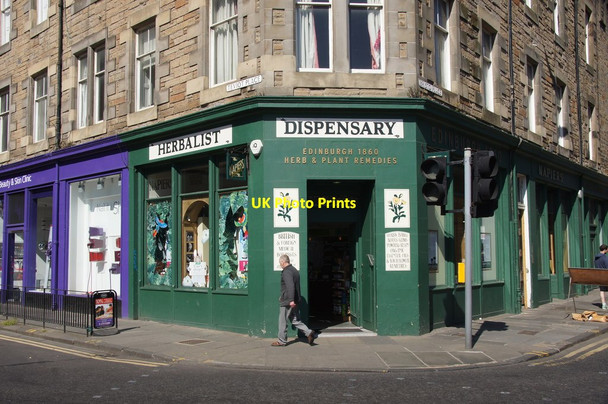 Photo 6"x4" Herbalist and Dispensary on the corner of Teviot Place and Bristo Place, Edinburgh Edinburgh c2015
