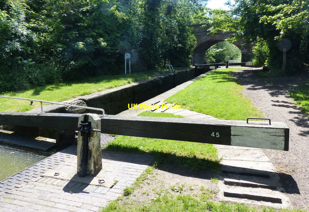 Photo 6"x4" Wolvercote Lock No 45 on the Oxford Canal Upper Wolvercote c2015