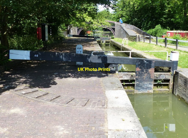 Photo 6"x4" Isis Lock No 46 on the Oxford Canal Oxford\/SP5106 c2015