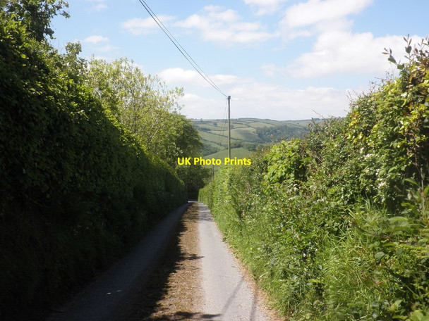 Photo 6"x4" Lane to Ashway Hawkridge c2015