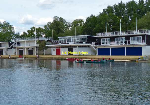 Photo 6"x4" Boat houses along the River Thames Oxford\/SP5106 c2015