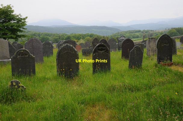 Photo 6"x4" Churchyard, Capel Garmon Betws-y-Coed c2015