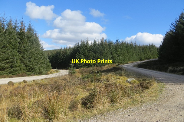Photo 6"x4" Road bend, Cuil Hill Cuil Hill c2015