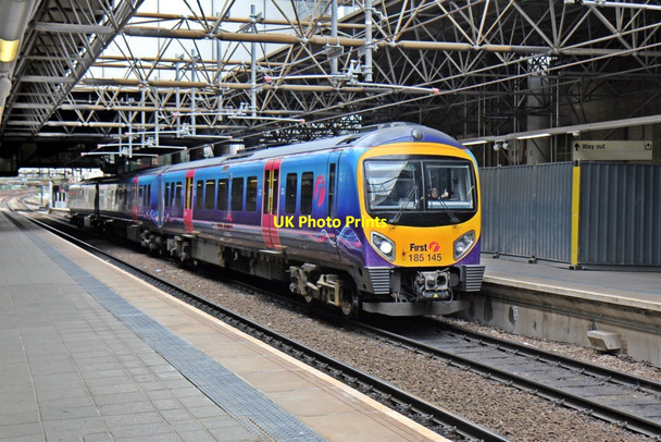 Photo 6"x4" First TransPennine Class 185, 185145, platform 4, Manchester Victoria railway station Manchester c2015