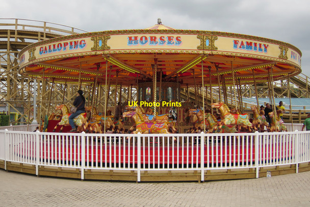 Photo 6"x4" Gallopers, Dreamland Margate Margate c2015