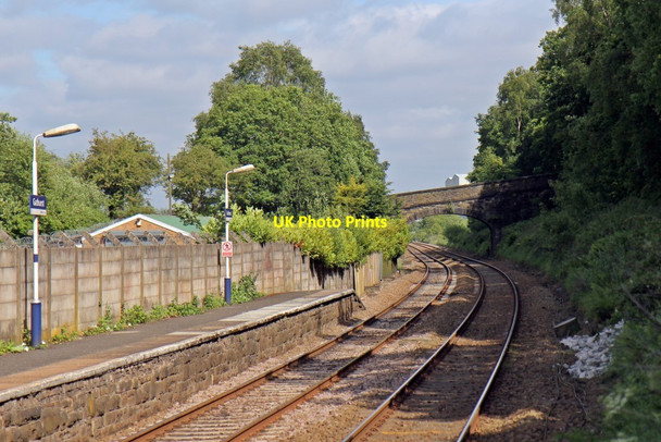 Photo 6"x4" End of platform, Gathurst railway station Gathurst c2015