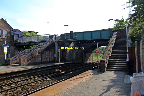 Photo 6"x4" Footbridge, Hindley railway station Hindley\/SD6204 c2015