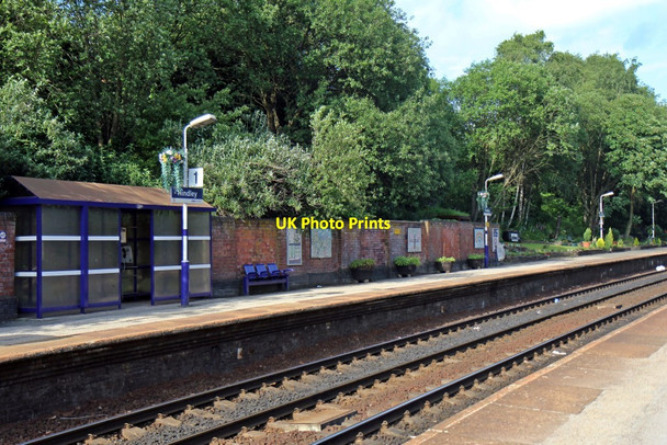 Photo 6"x4" Platform 1, Hindley railway station Hindley\/SD6204 c2015
