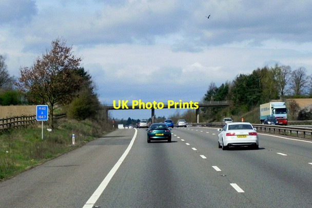 Photo 6"x4" Northbound M40, Driver Location A164.7 Copt Green c2015