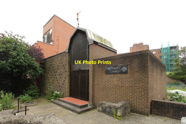 Photo 6"x4" St Matthew, Upper Clapton Stoke Newington c2015 P1