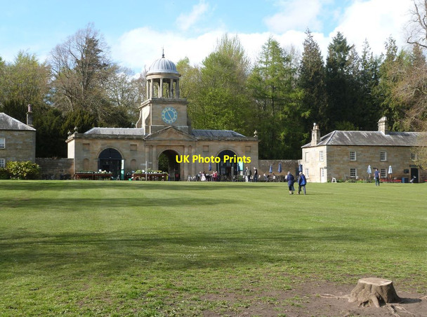 Photo 6"x4" The entrance gatehouse and central green, Wallington, Northumberland Cambo\/NZ0285 c2015 P1
