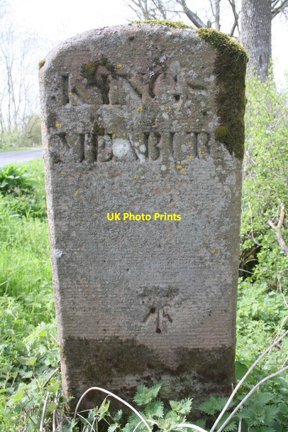 Photo 6"x4" Kings Meaburn \/ Maulds Meaburn boundary stone Colby\/NY6620 c2015