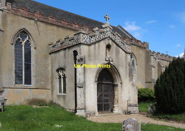 Photo 6"x4" St Mary, Buxhall - Porch Buxhall c2015