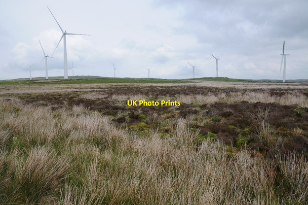 Photo 6"x4" Moel Maelogen Wind Farm Nant-y-Rhiw c2015