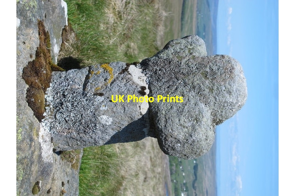 Photo 6"x4" Stone cross north of Nag's Head Nenthead c2015