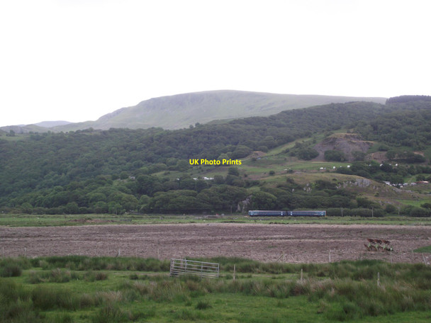 Photo 6"x4" Across fields to the Cambrian Coast Line Barmouth\/Abermaw c2015