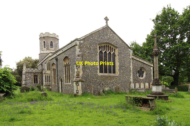 Photo 6"x4" St Mary, Brome Brome c2015