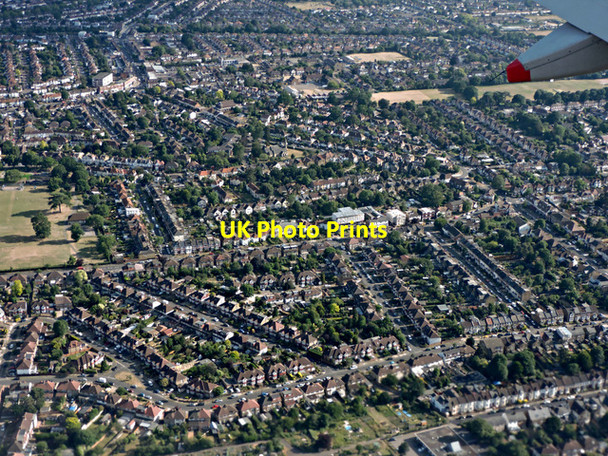 Photo 6"x4" Whitton from the air Hounslow c2015