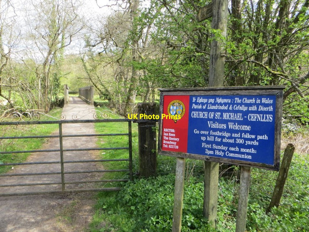 Photo 6"x4" Sign near the Bridge Llandrindod Wells\/Llandrindod c2015
