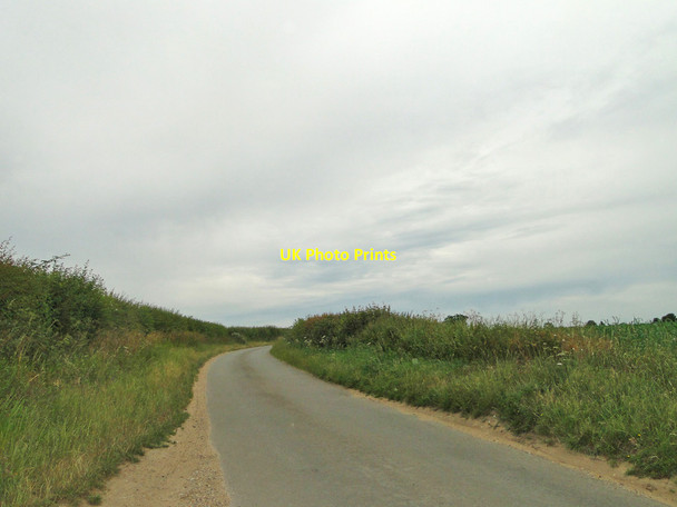 Photo 6"x4" Incline on Crane's Road, Hethel Bracon Ash c2015
