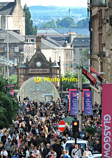 Photo 6"x4" Buchanan Street Glasgow c2015