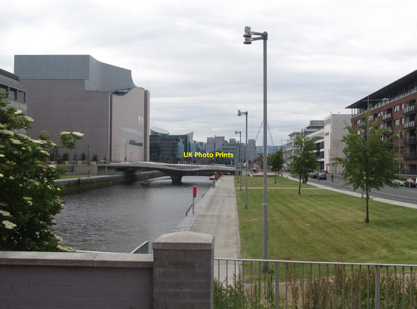 Photo 6"x4" The Royal Canal between the Upper Sheriff Street and the Mayor Street Lower bridges Ringsend c2015