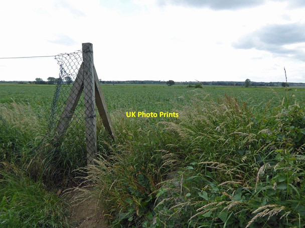 Photo 6"x4" Farmland from Manor Estate Toll Bar Adwick Le Street c2015