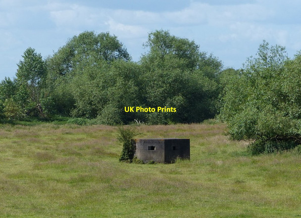 Photo 6"x4" Pillbox next to the River Tame Croxall c2015