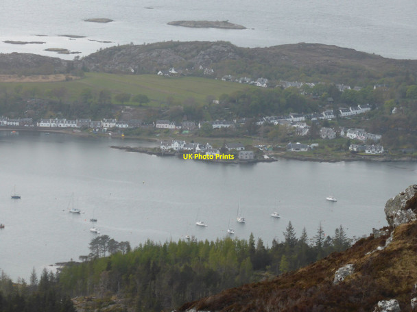 Photo 6"x4" Plockton village Plockton\/Am Ploc c2015
