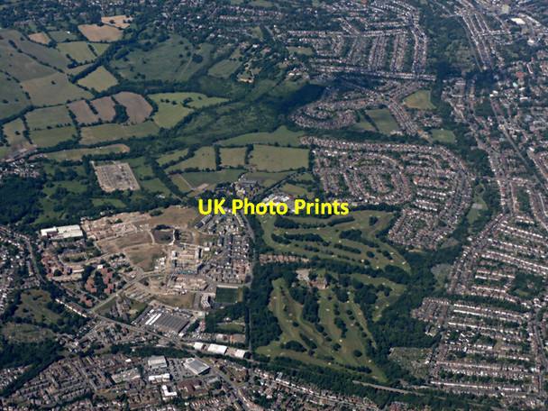 Photo 6"x4" Finchley Golf Club from the air Finchley c2015