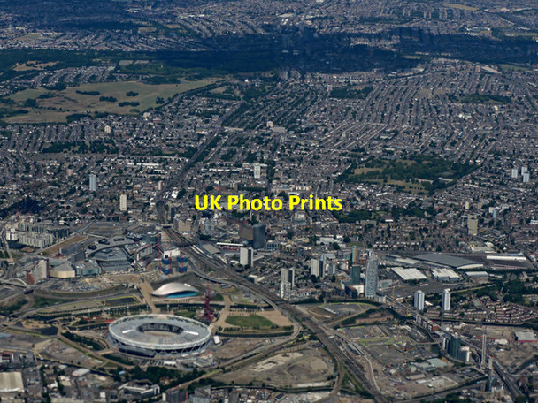 Photo 6"x4" The Olympic Stadium from the air Bow\/TQ3682 c2015