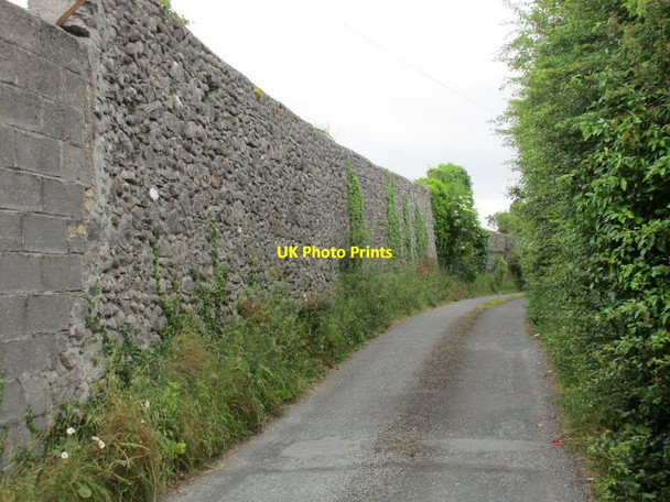 Photo 6"x4" Demesne wall south of Birr Crinkill c2015