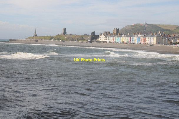 Photo 6"x4" View to Aberystwyth Castle Aberystwyth c2015