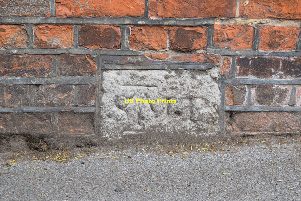 Photo 6"x4" OS Benchmark, Victoria Road Margate c2015