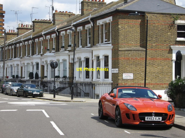 Photo 6"x4" Jaguar F-type, Burnaby Street Chelsea c2015