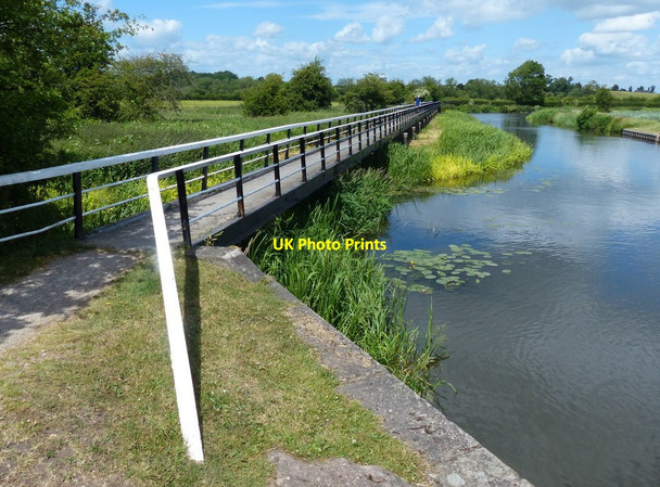 Photo 6"x4" Footbridge along the Trent & Mersey Canal Overley\/SK1615 c2015 P1