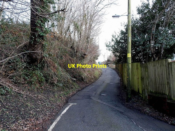 Photo 6"x4" River end of St David's Avenue, Woodfieldside, Blackwood Blackwood\/Coed Duon c2014