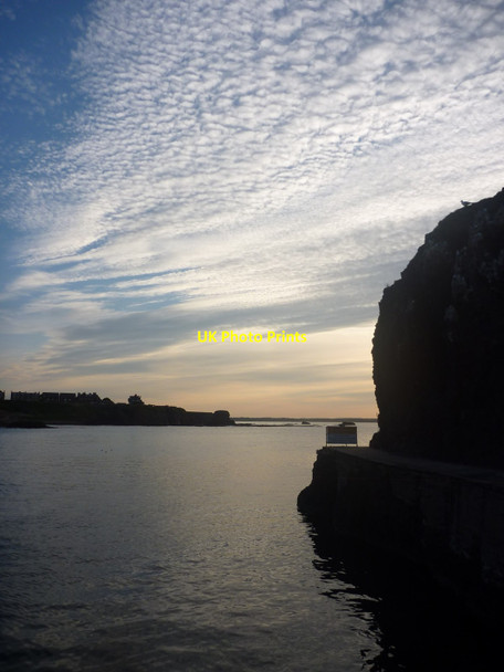 Photo 6"x4" Coastal East Lothian : Evening Clouds, Victoria Harbour, Dunbar Dunbar c2015