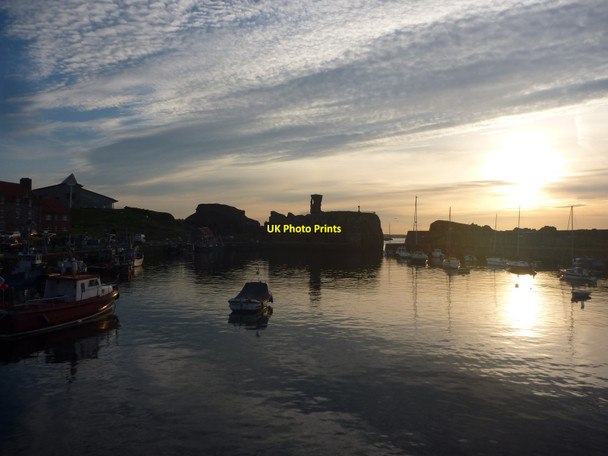 Photo 6"x4" Coastal East Lothian : Sunset At Victoria Harbour, Dunbar Dunbar c2015