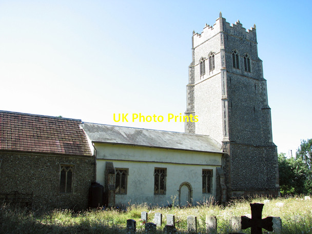 Photo 6"x4" St Mary's church, Horham Horham c2015