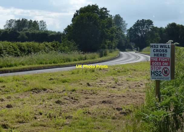 Photo 6"x4" HS2 will cross here! Handsacre c2015