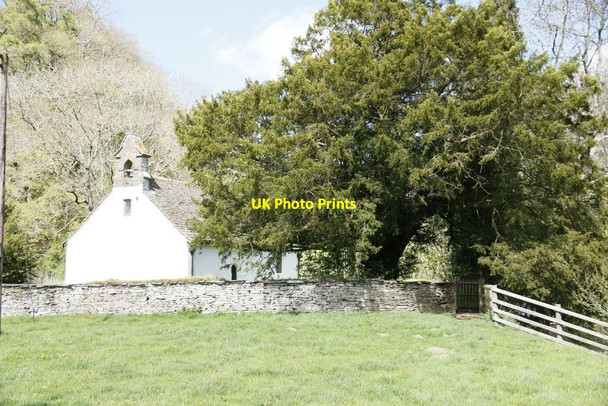 Photo 6"x4" Llanbadarn-y-garreg Church Llanbadarn-y-garreg c2015