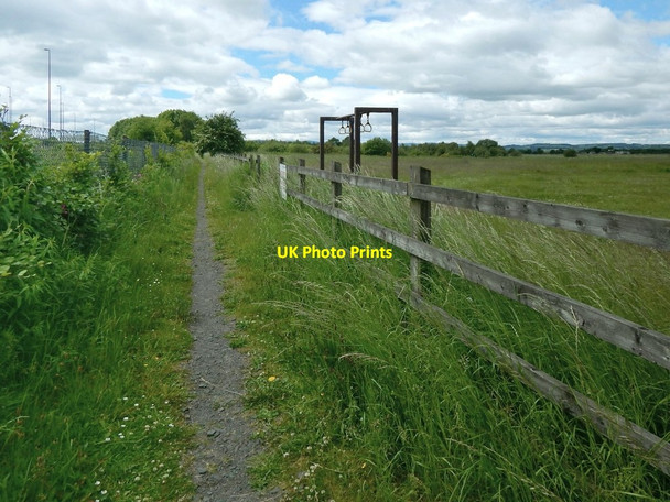 Photo 6"x4" Path to Paisley Moss Local Nature Reserve Paisley c2015 P1