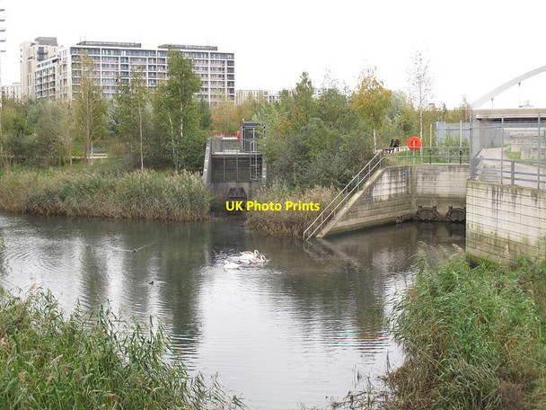 Photo 6"x4" Channelsea River from the footbridge Stratford\/TQ3884 c2014